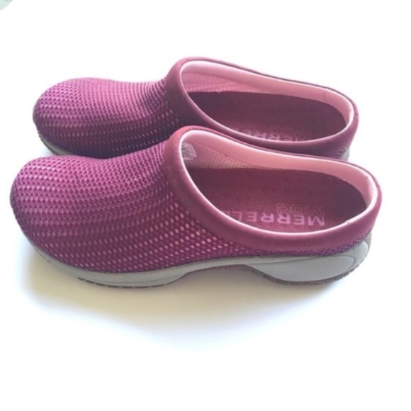 Merrell Shoes - Merrel Encore Breeze Wine Mules Size 9